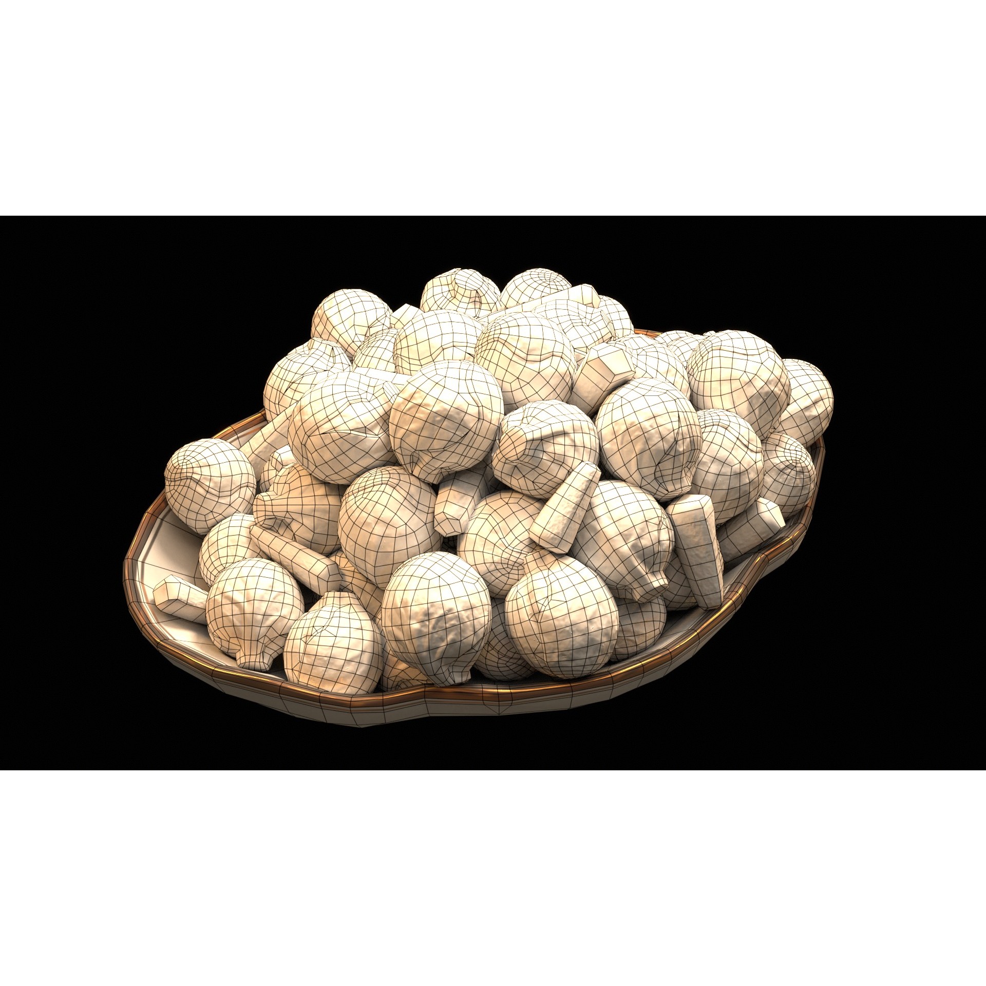 Christmas Dinner - Low-Poly Game-Ready 3D Model - View 50