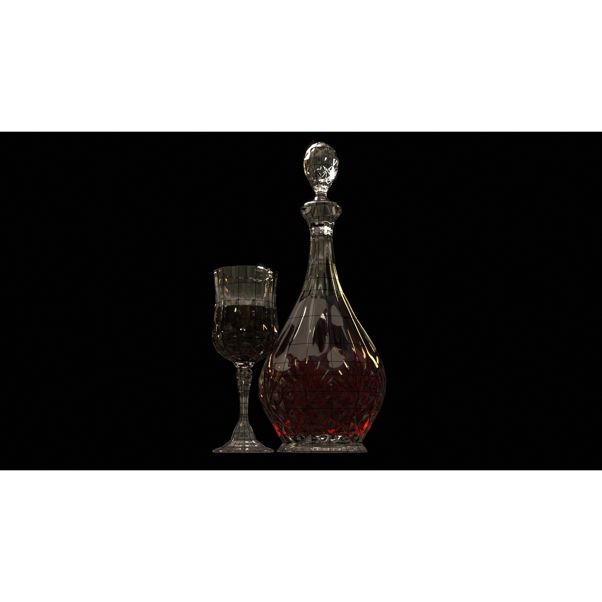 Christmas Dinner - Low-Poly Game-Ready 3D Model - View 52