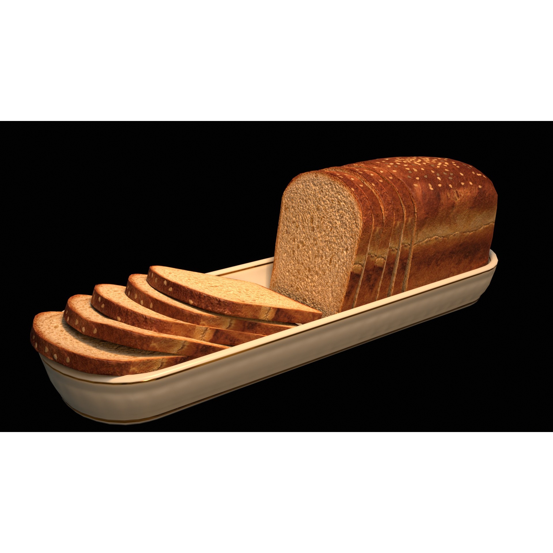 Christmas Dinner - Low-Poly Game-Ready 3D Model - View 57