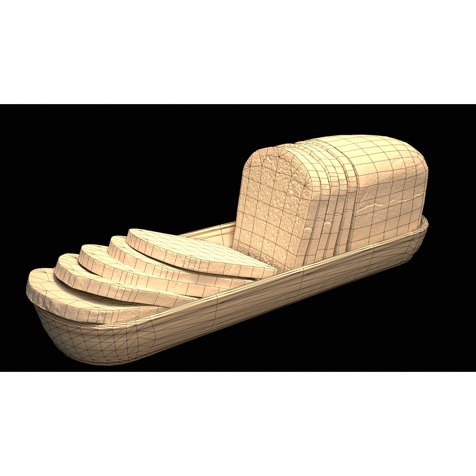 Christmas Dinner - Low-Poly Game-Ready 3D Model - View 58