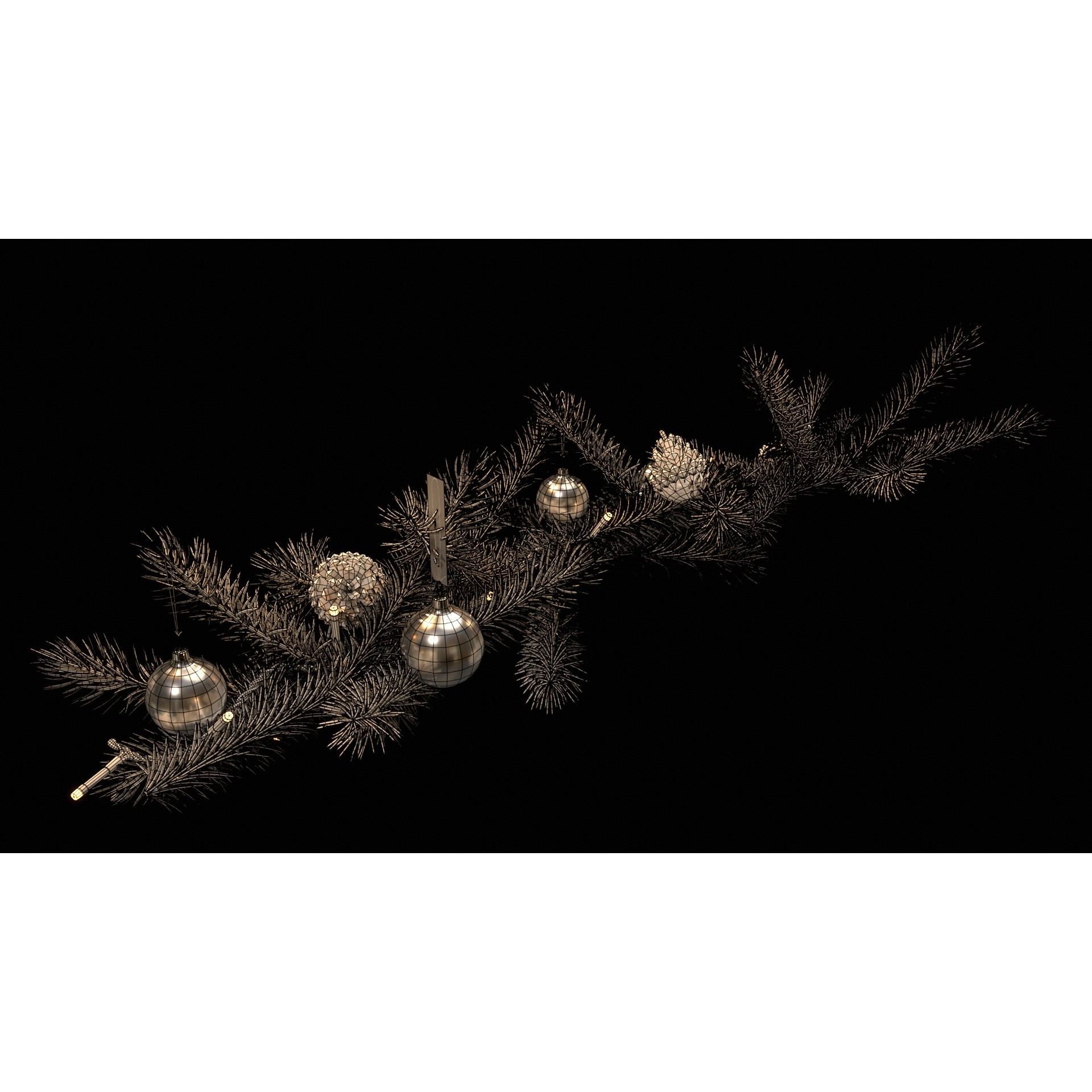 Christmas Dinner - Low-Poly Game-Ready 3D Model - View 66