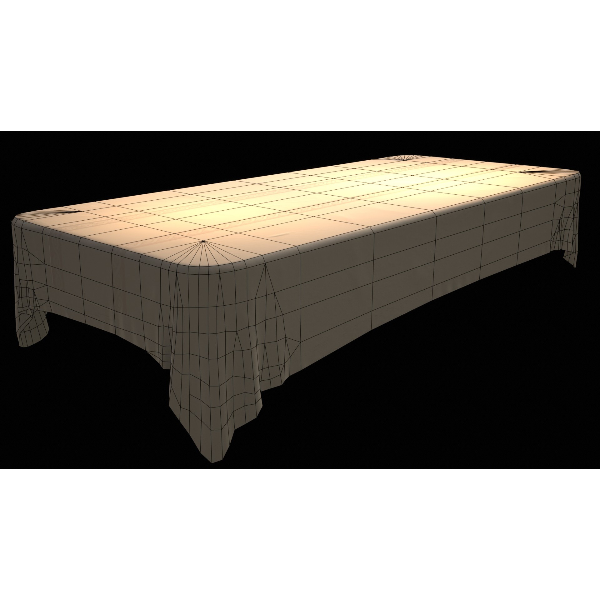 Christmas Dinner - Low-Poly Game-Ready 3D Model - View 76