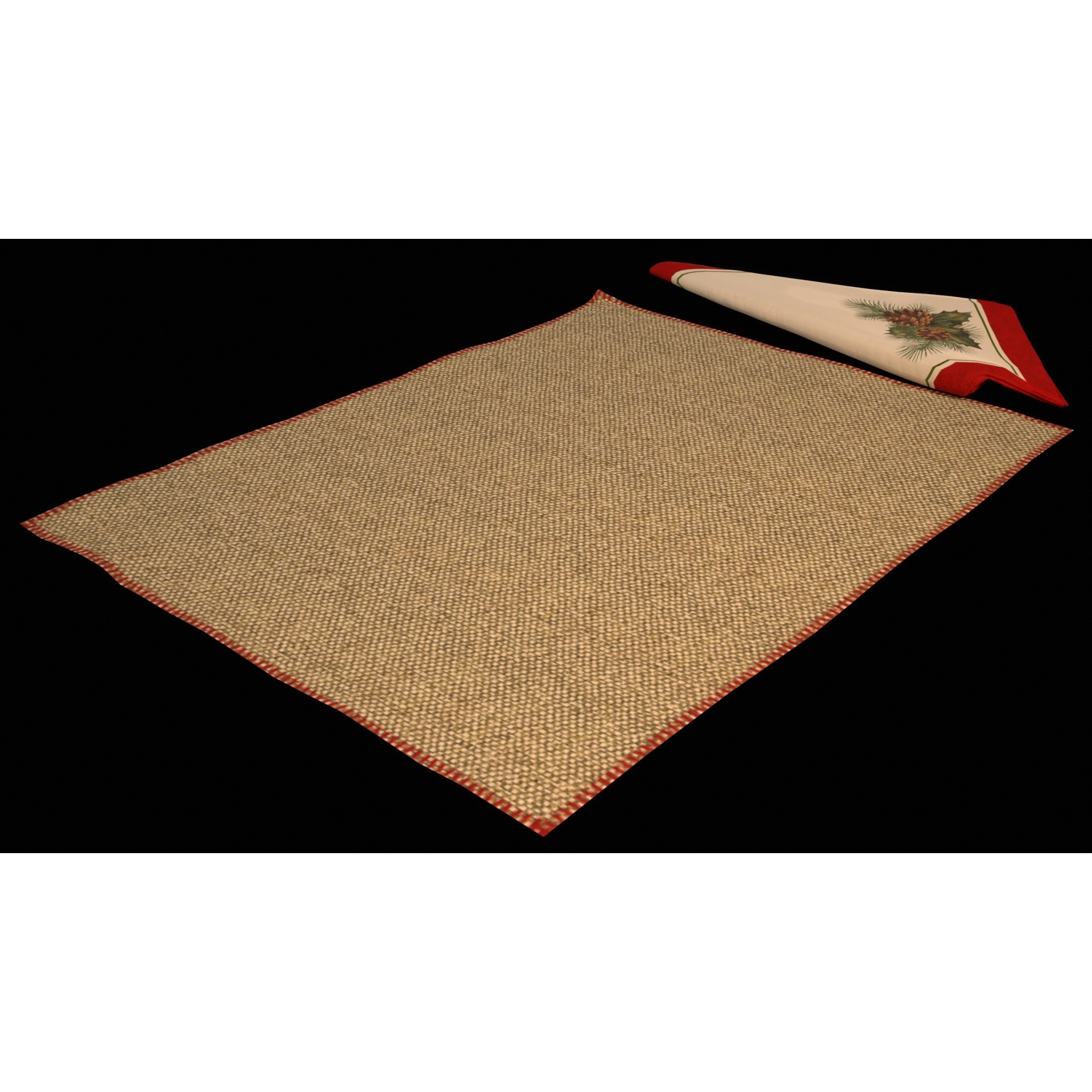 Christmas Dinner - Low-Poly Game-Ready 3D Model - View 77