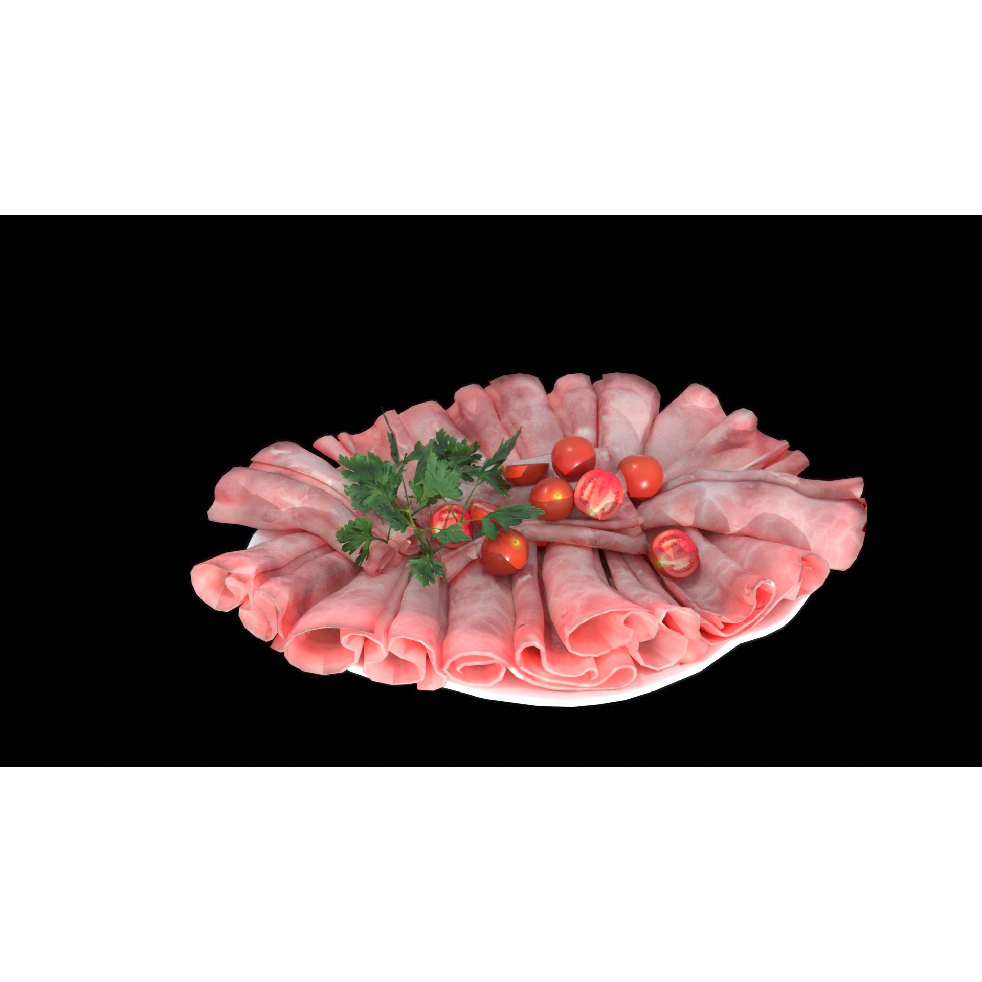 Christmas Dinner - Low-Poly Game-Ready 3D Model - View 84