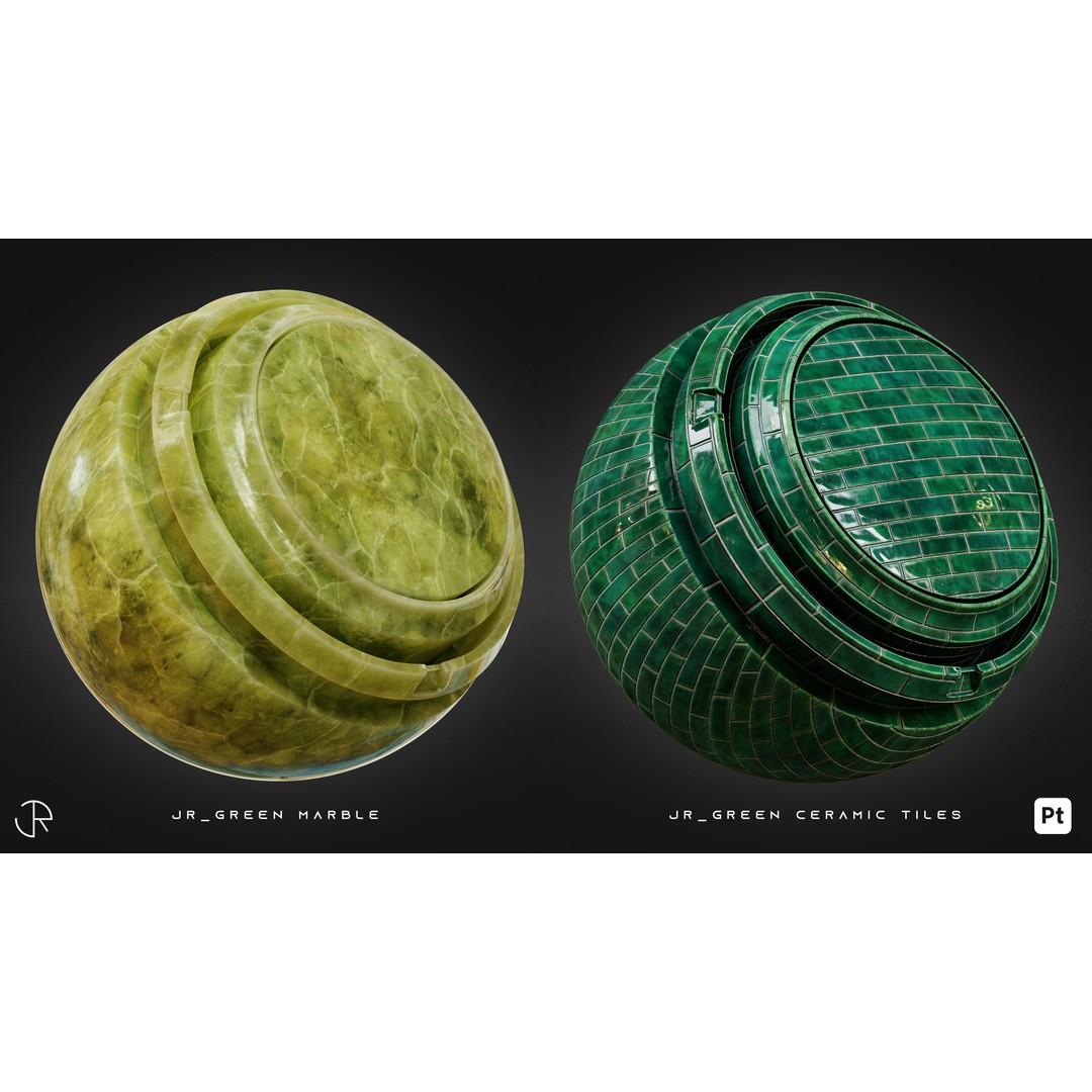 Marble 3D Model – High-Detail Smart Materials, PBR Textures - View 12