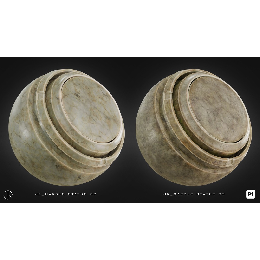 Marble 3D Model – High-Detail Smart Materials, PBR Textures - View 15