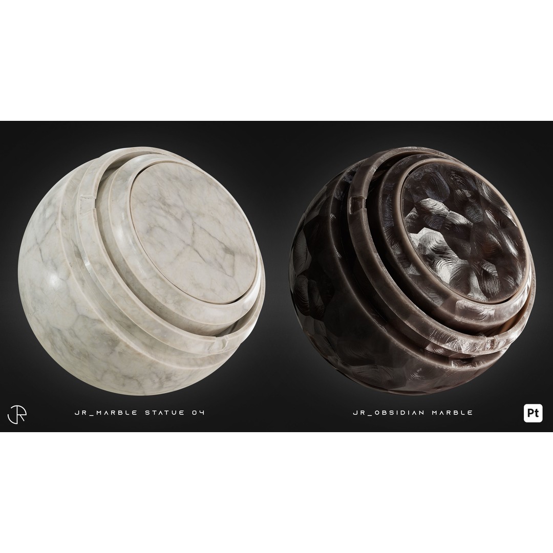 Marble 3D Model – High-Detail Smart Materials, PBR Textures - View 16