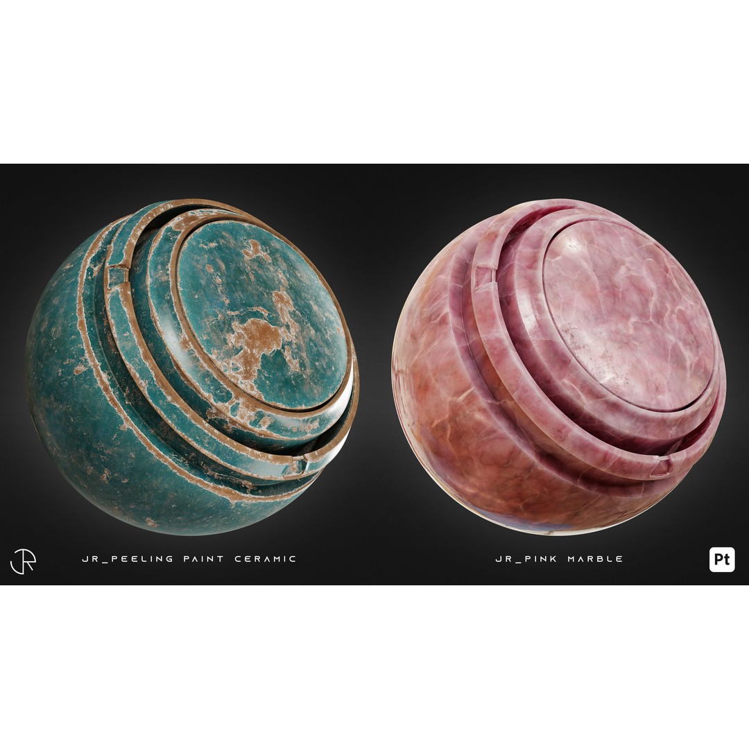 Marble 3D Model – High-Detail Smart Materials, PBR Textures - View 17