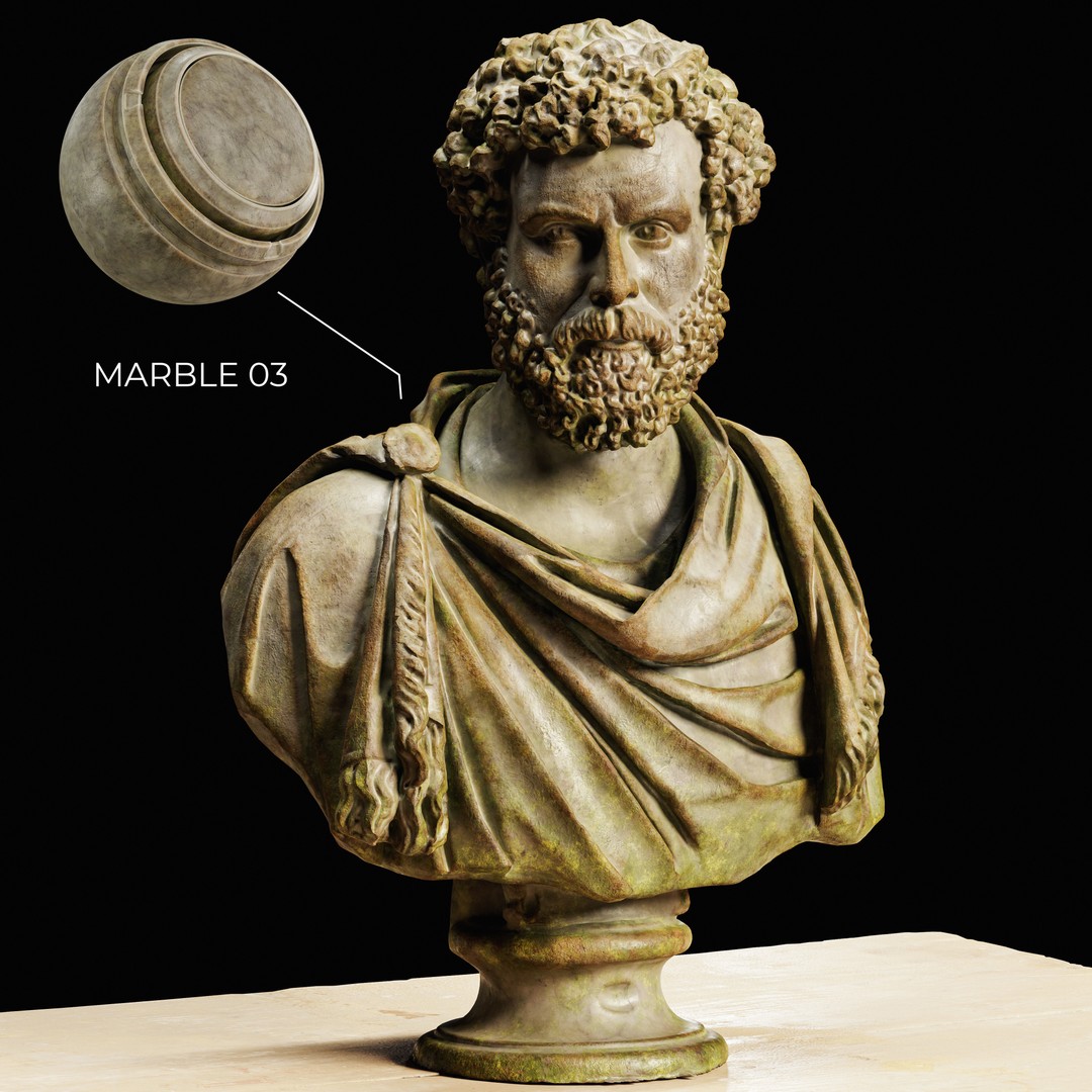 Marble 3D Model – High-Detail Smart Materials, PBR Textures - View 6