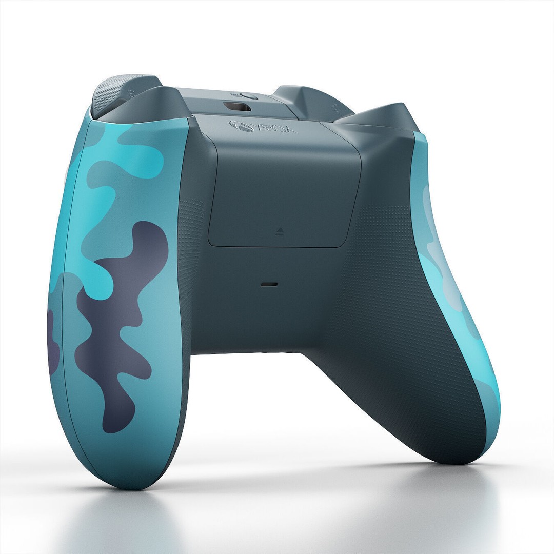 Xbox Series X/S 3D Model – Mineral Camo Special Edition, FBX/OBJ - View 4