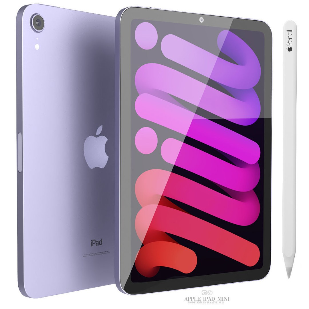Apple 3D Model – iPad Pro, Mini, Magic Keyboard, Game Ready - View 13