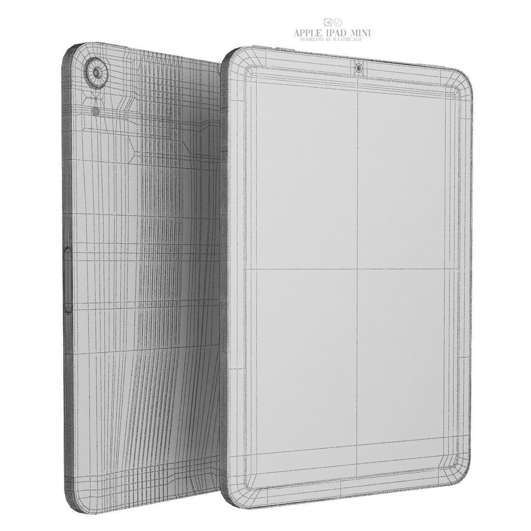 Apple 3D Model – iPad Pro, Mini, Magic Keyboard, Game Ready - View 17