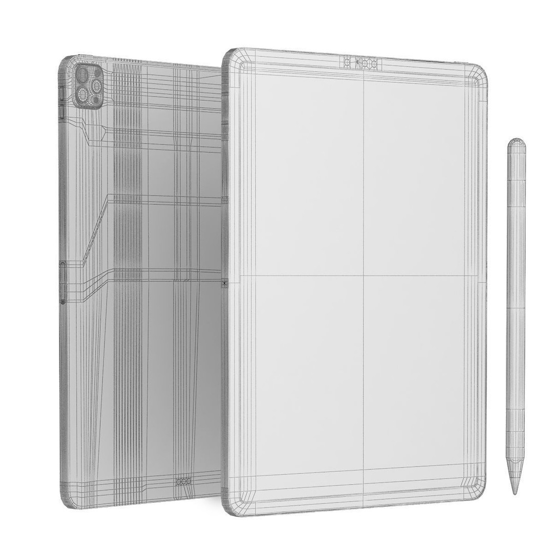 Apple 3D Model – iPad Pro, Mini, Magic Keyboard, Game Ready - View 20
