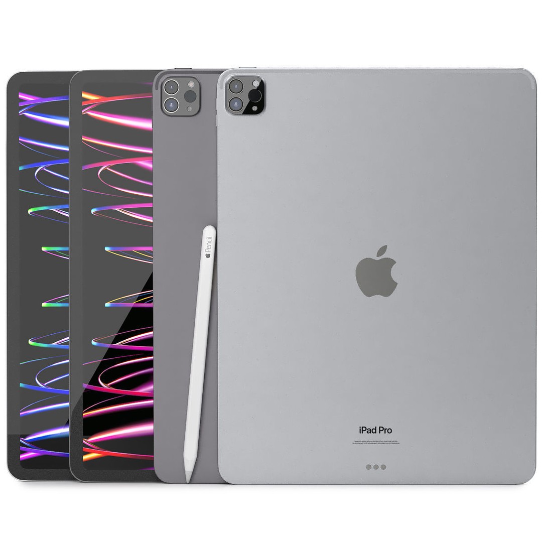 Apple 3D Model – iPad Pro, Mini, Magic Keyboard, Game Ready - View 6