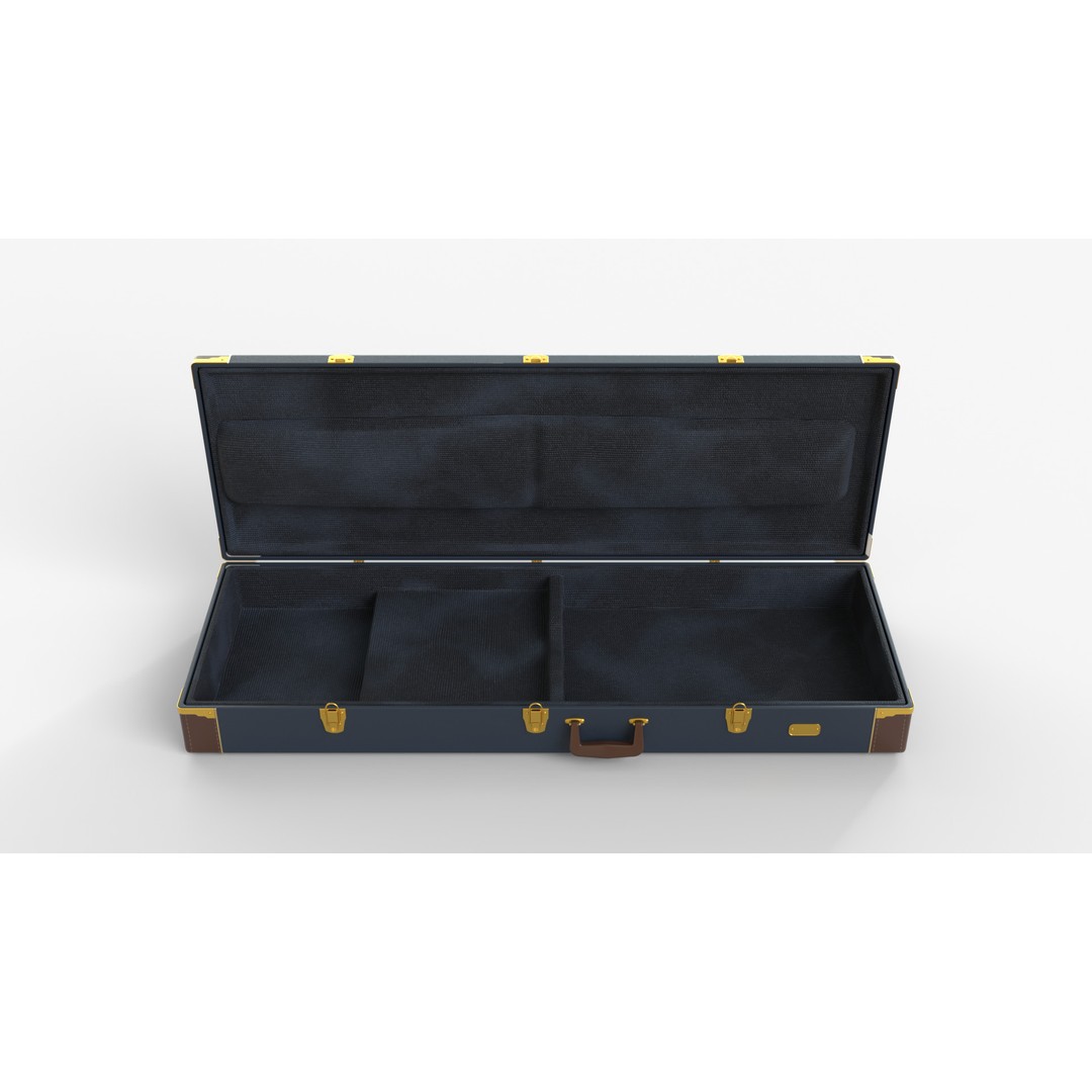 Blue Electric Guitar 3D Model – PBR Textures, FBX, OBJ, Blender - View 11