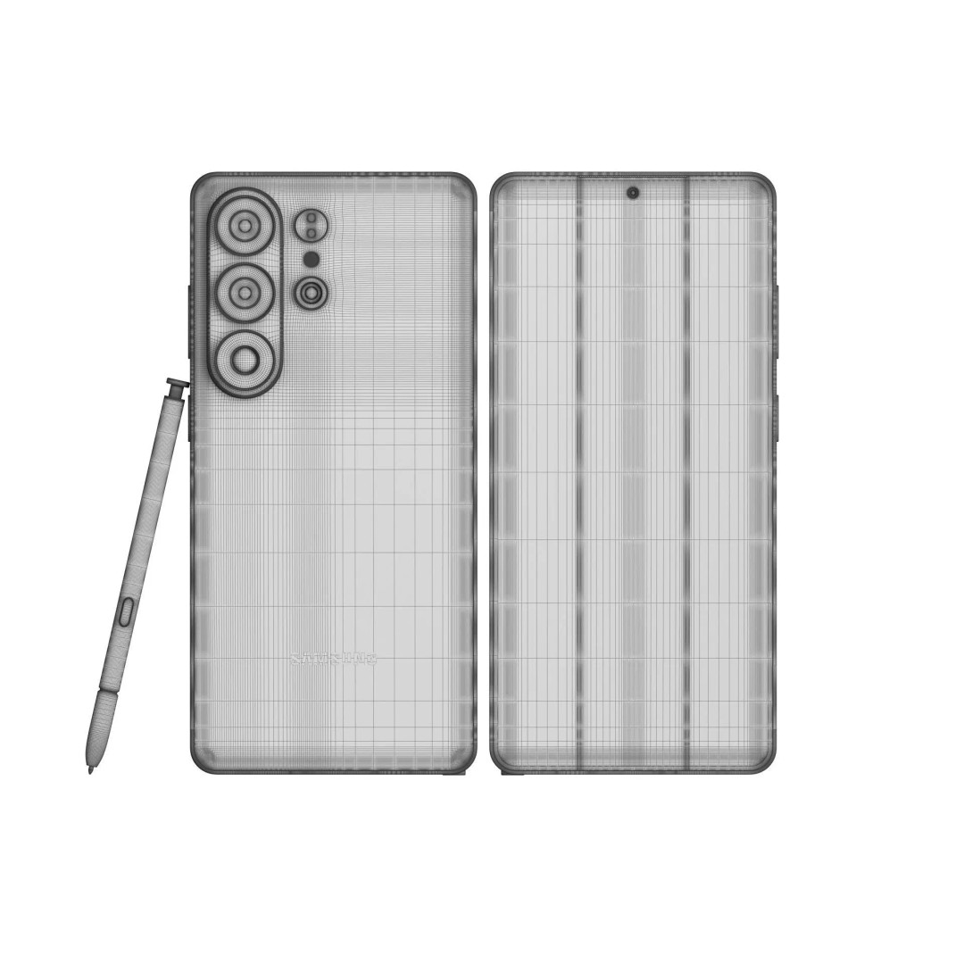 Samsung Galaxy S26 Ultra 3D Model – Realistic Phone Asset, FBX, OBJ, Blender - View 16