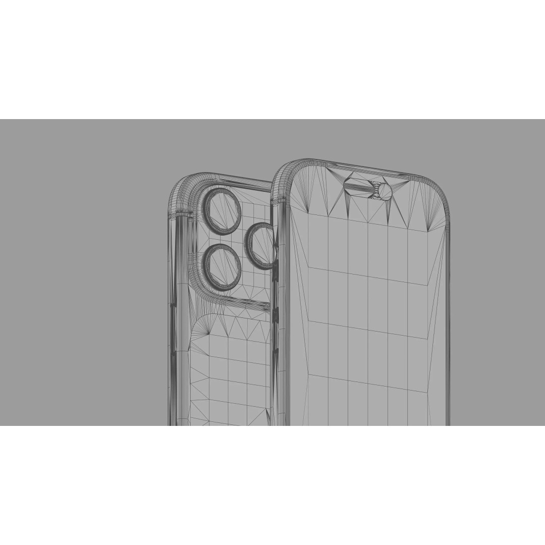 Apple iPhone 17 Pro 3D Model – High Quality PBR Asset, Blender, FBX - View 11