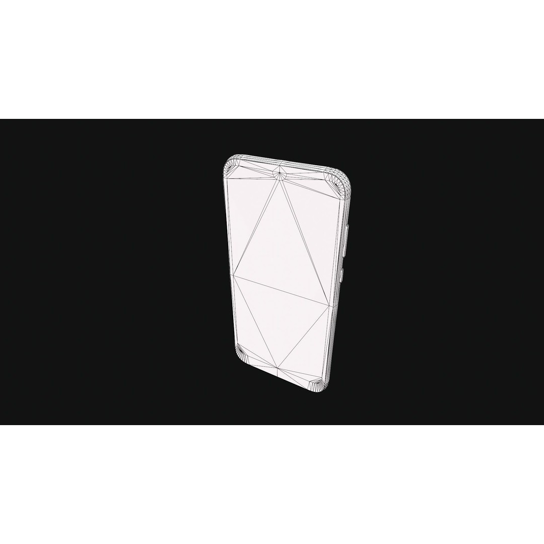 Smartphone 3D Model – Low Poly Game Ready Asset, FBX/OBJ - View 11