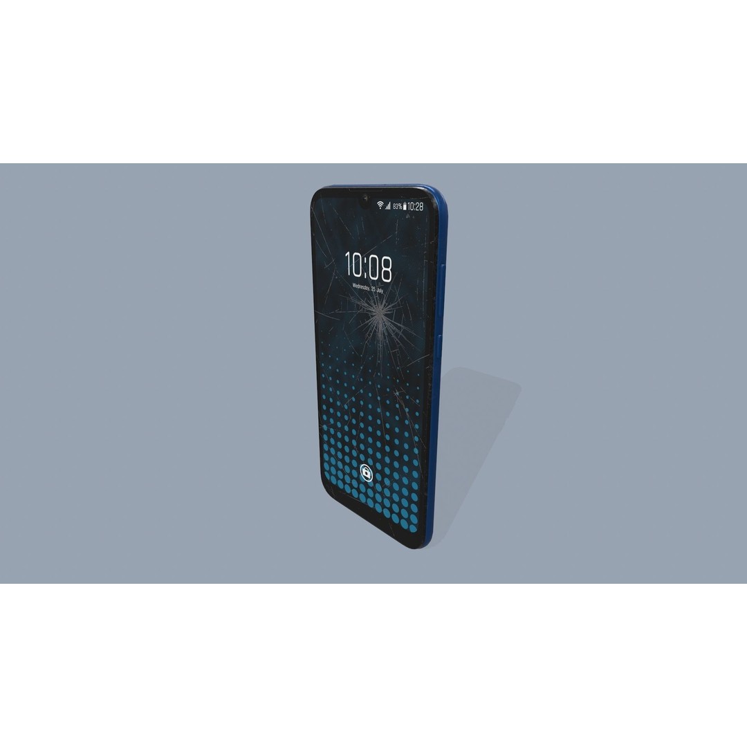 Smartphone 3D Model – Low Poly Game Ready Asset, FBX/OBJ - View 9