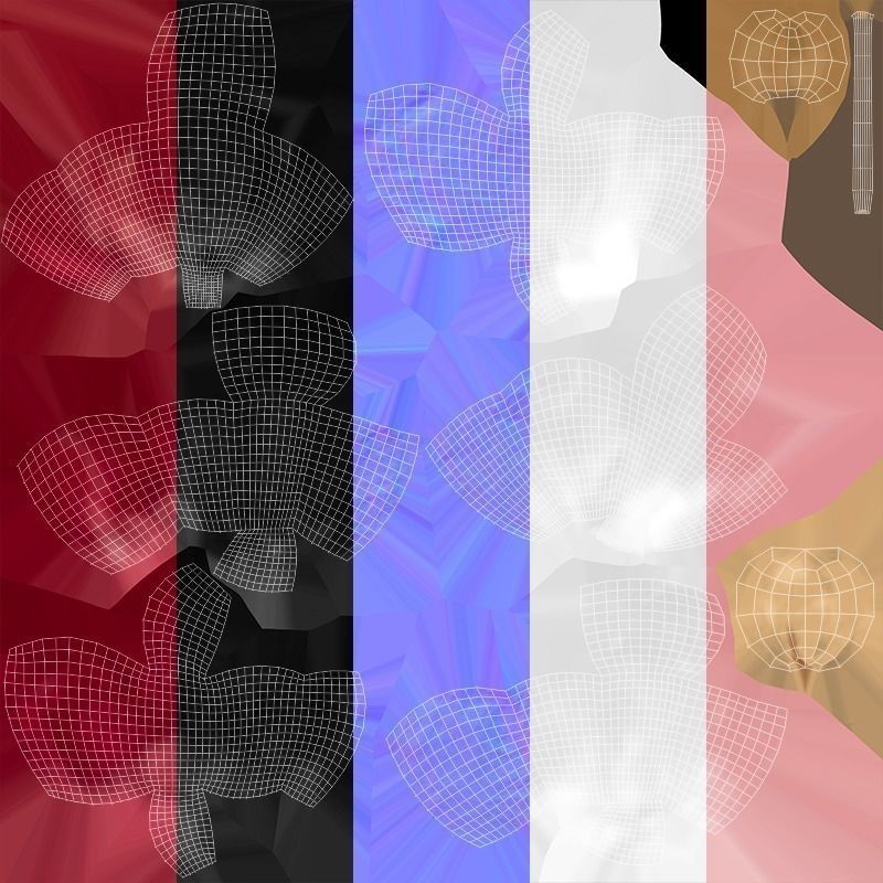 Pomegranate - Low-Poly Game-Ready 3D Model