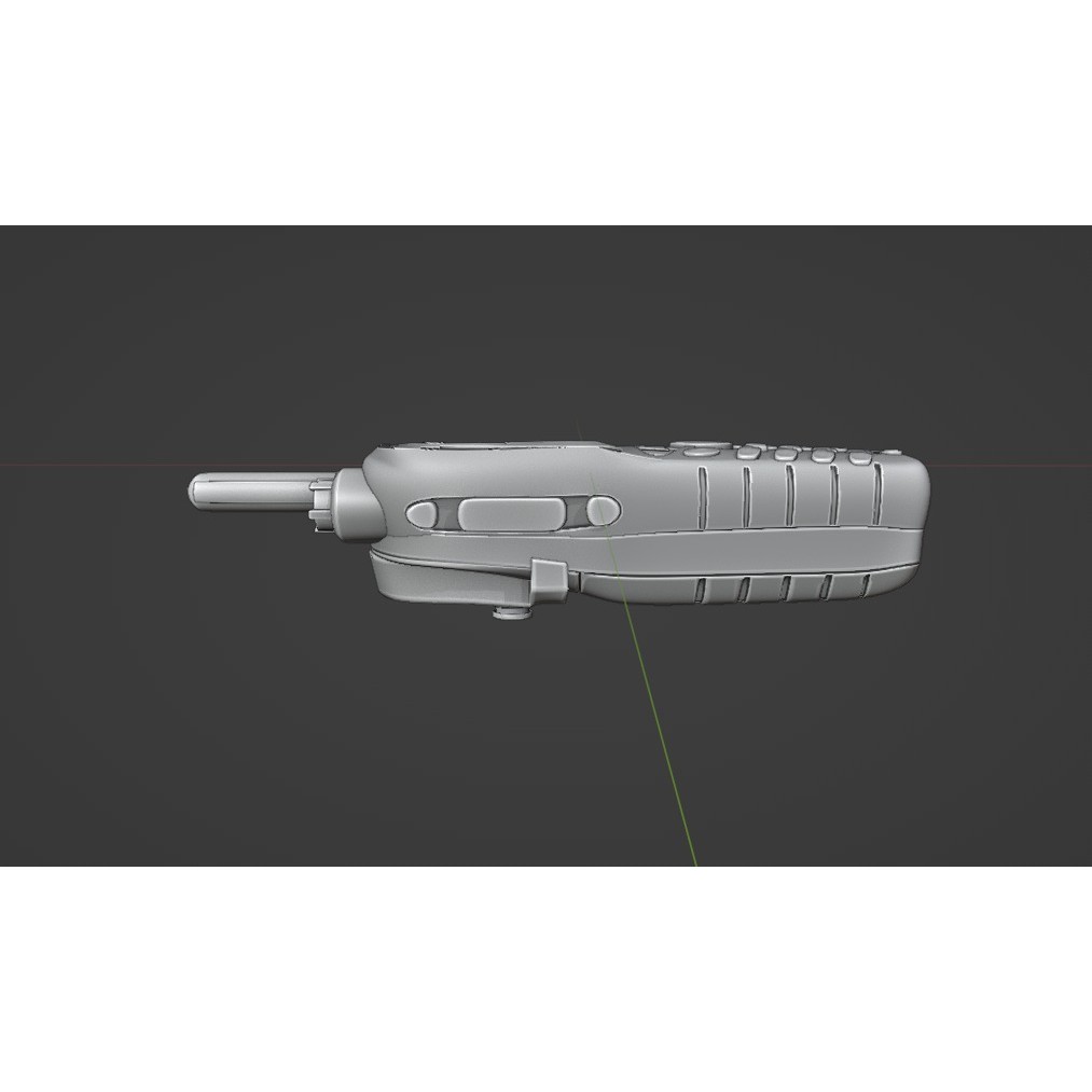 Motorola MTH800 Tetra Radio 3D Model – Low Poly Game Asset, FBX - View 13