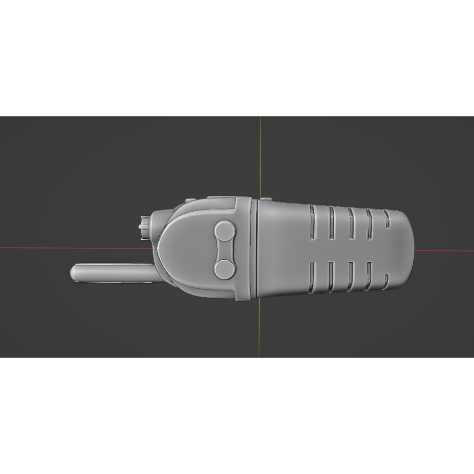 Motorola MTH800 Tetra Radio 3D Model – Low Poly Game Asset, FBX - View 14