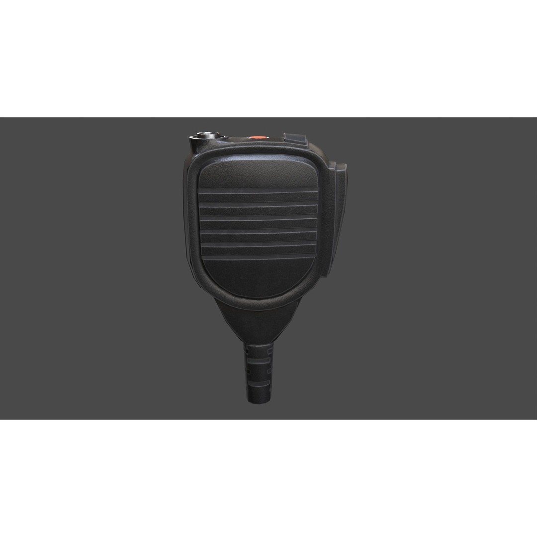 Motorola MTH800 Tetra Radio 3D Model – Low Poly Game Asset, FBX - View 5