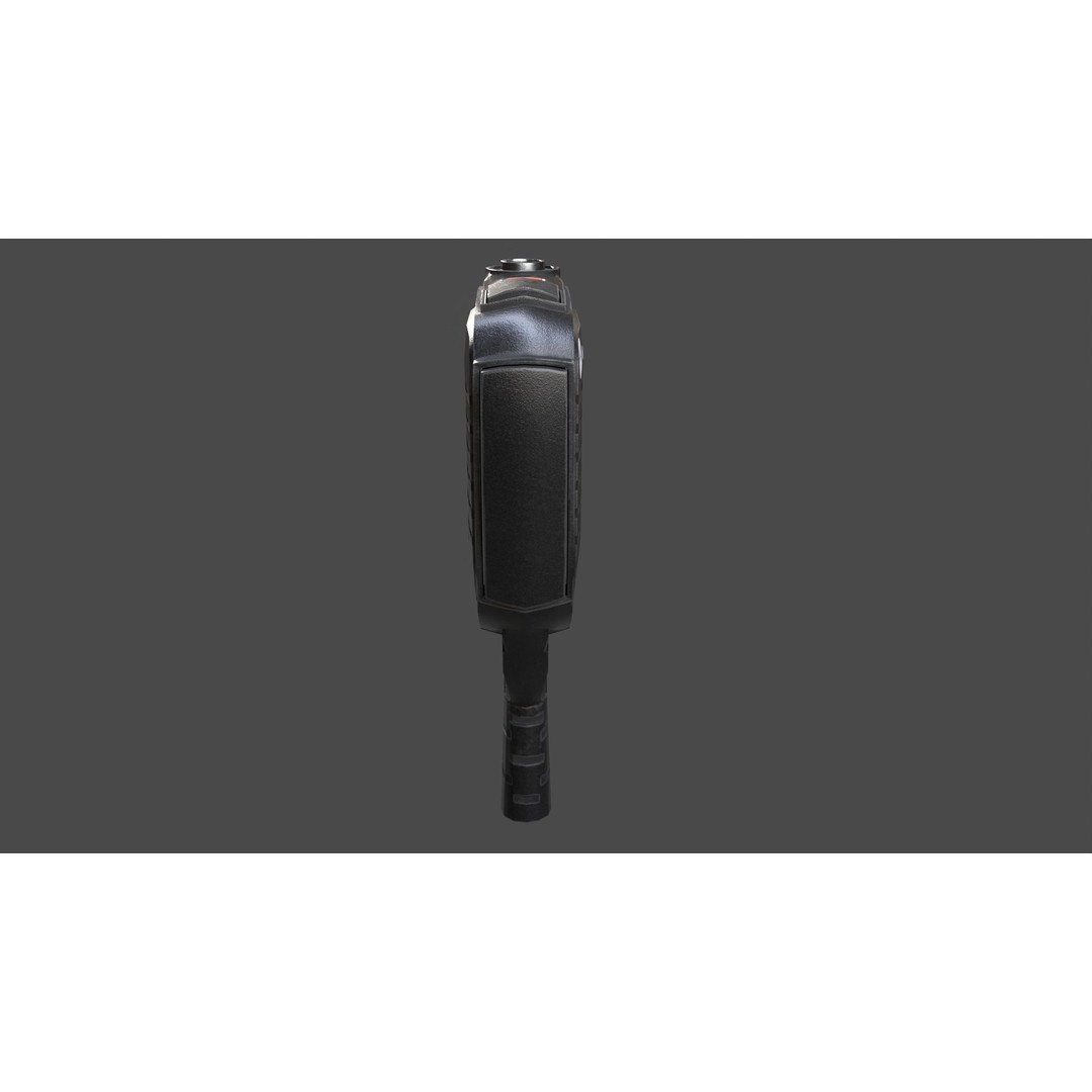 Motorola MTH800 Tetra Radio 3D Model – Low Poly Game Asset, FBX - View 6