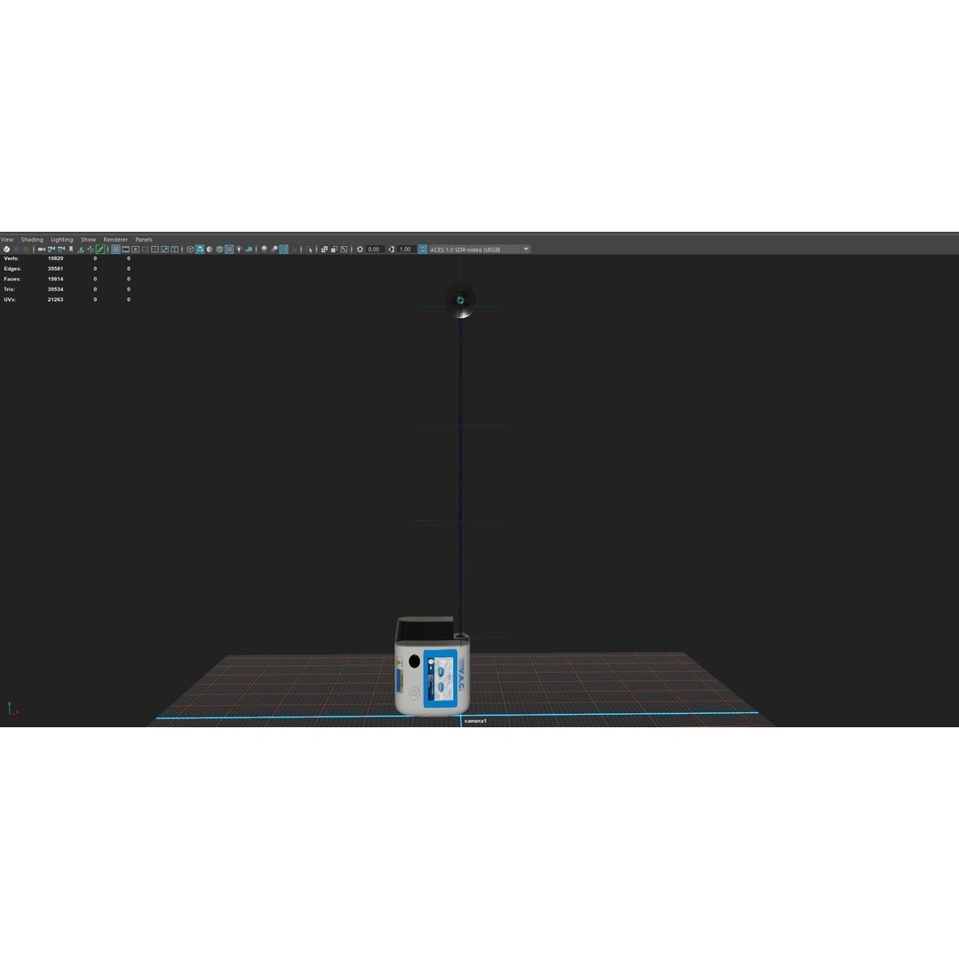 VAC Medical Device 3D Model – Rigged Low Poly Asset, FBX, OBJ - View 12