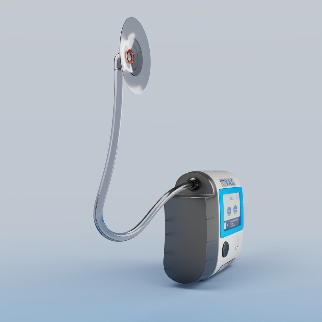 VAC Medical Device 3D Model – Rigged Low Poly Asset, FBX, OBJ - View 6