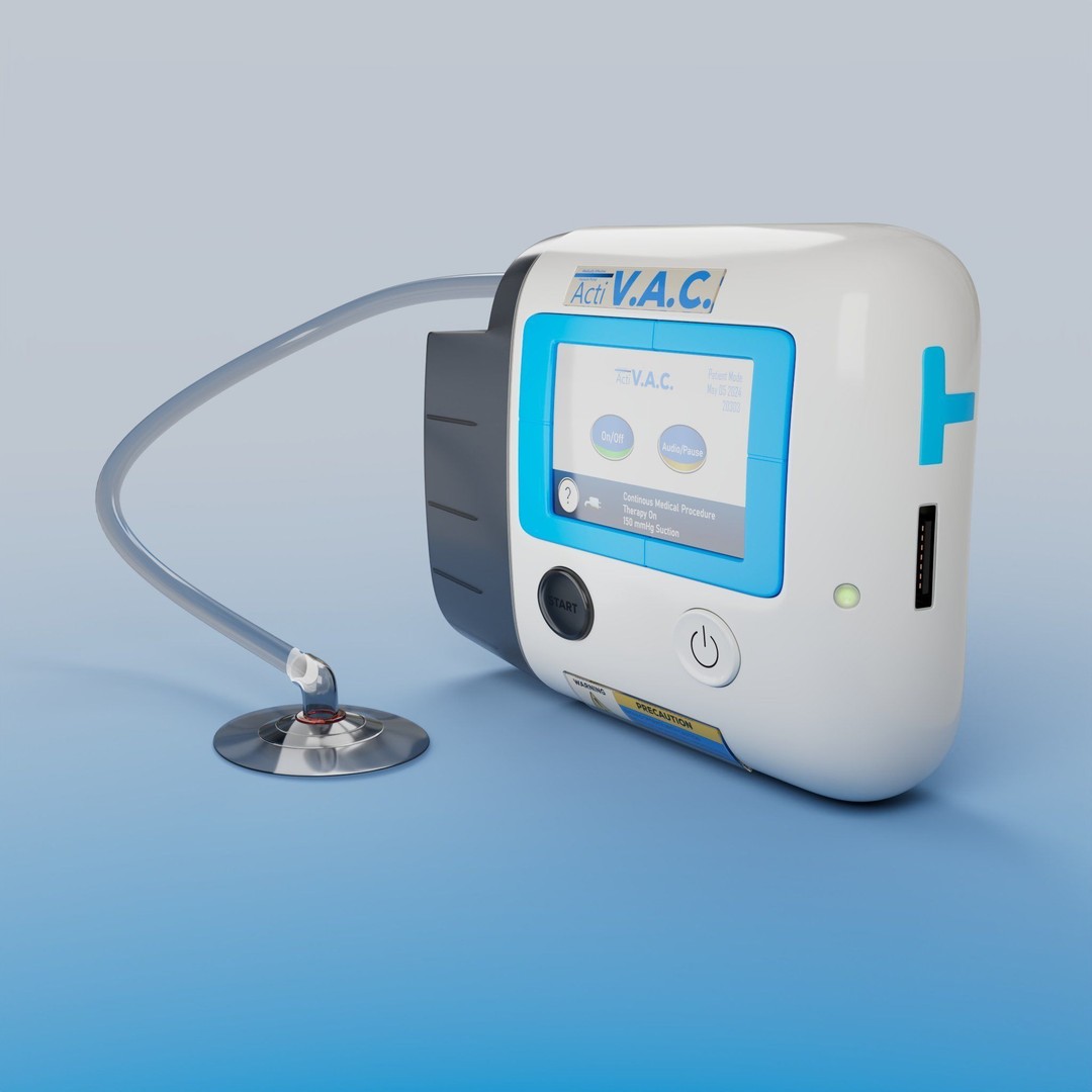 VAC Medical Device 3D Model – Rigged Low Poly Asset, FBX, OBJ - View 8