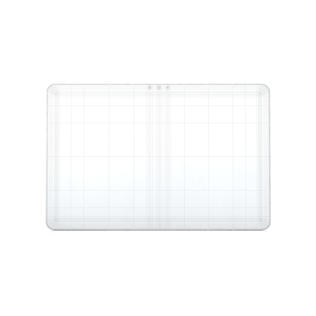 Google Pixel Tablet 3D Model – Low Poly Porcelain Design, FBX, OBJ - View 16
