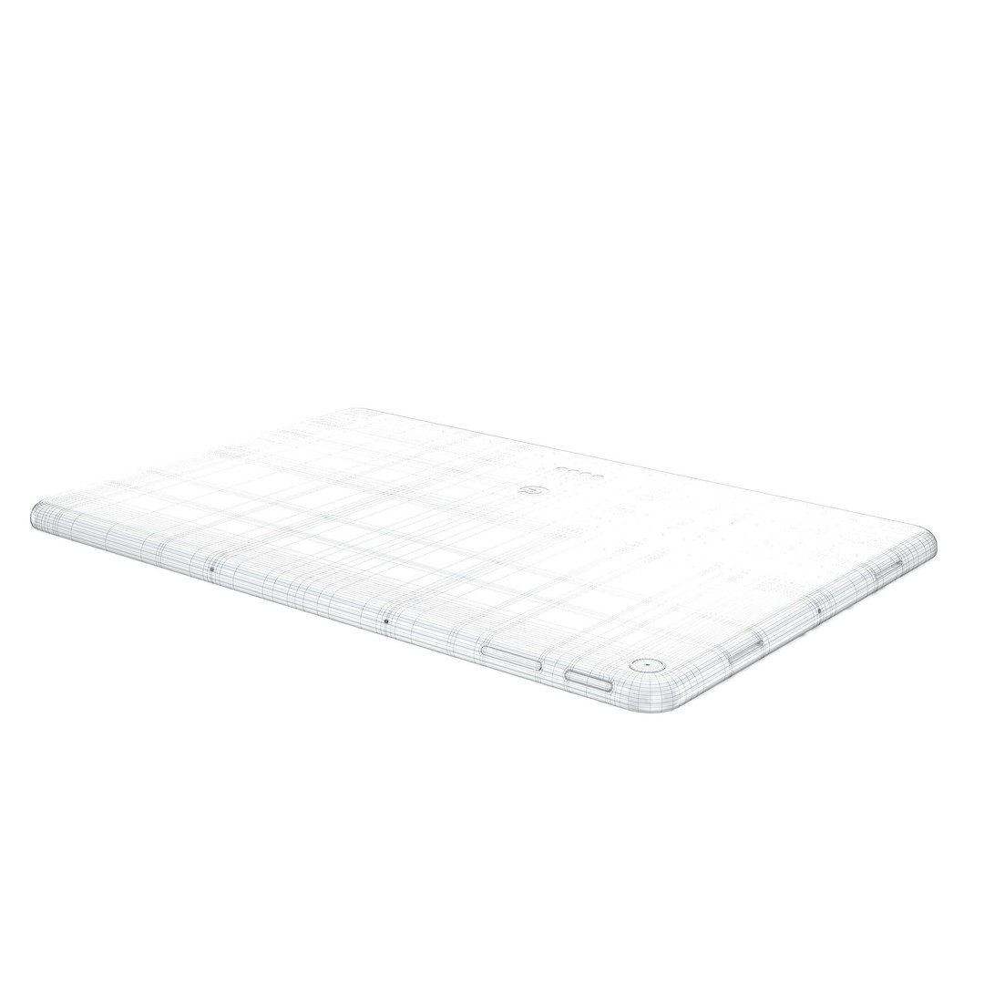 Google Pixel Tablet 3D Model – Low Poly Porcelain Design, FBX, OBJ - View 22