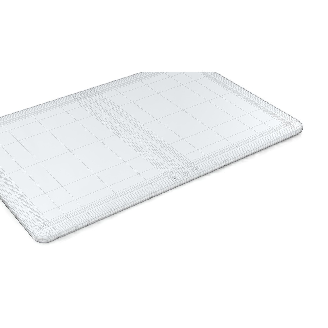 Google Pixel Tablet 3D Model – Low Poly Porcelain Design, FBX, OBJ - View 25