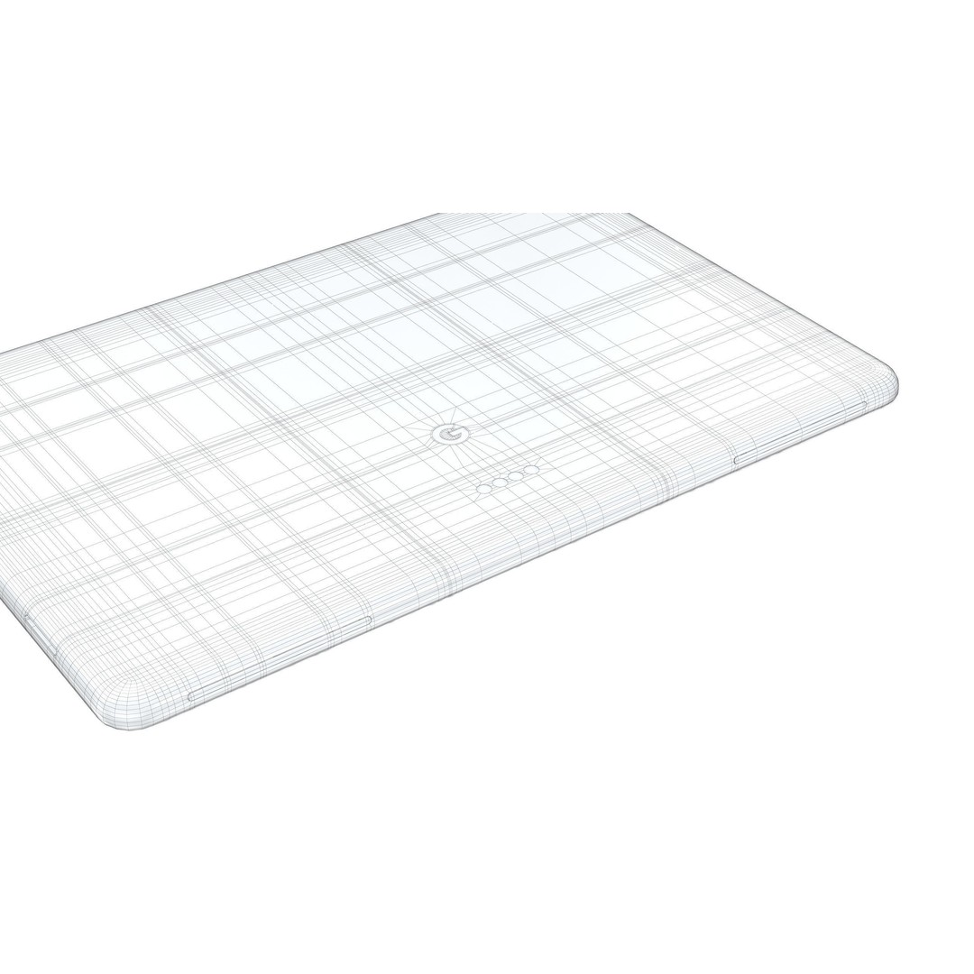Google Pixel Tablet 3D Model – Low Poly Porcelain Design, FBX, OBJ - View 27