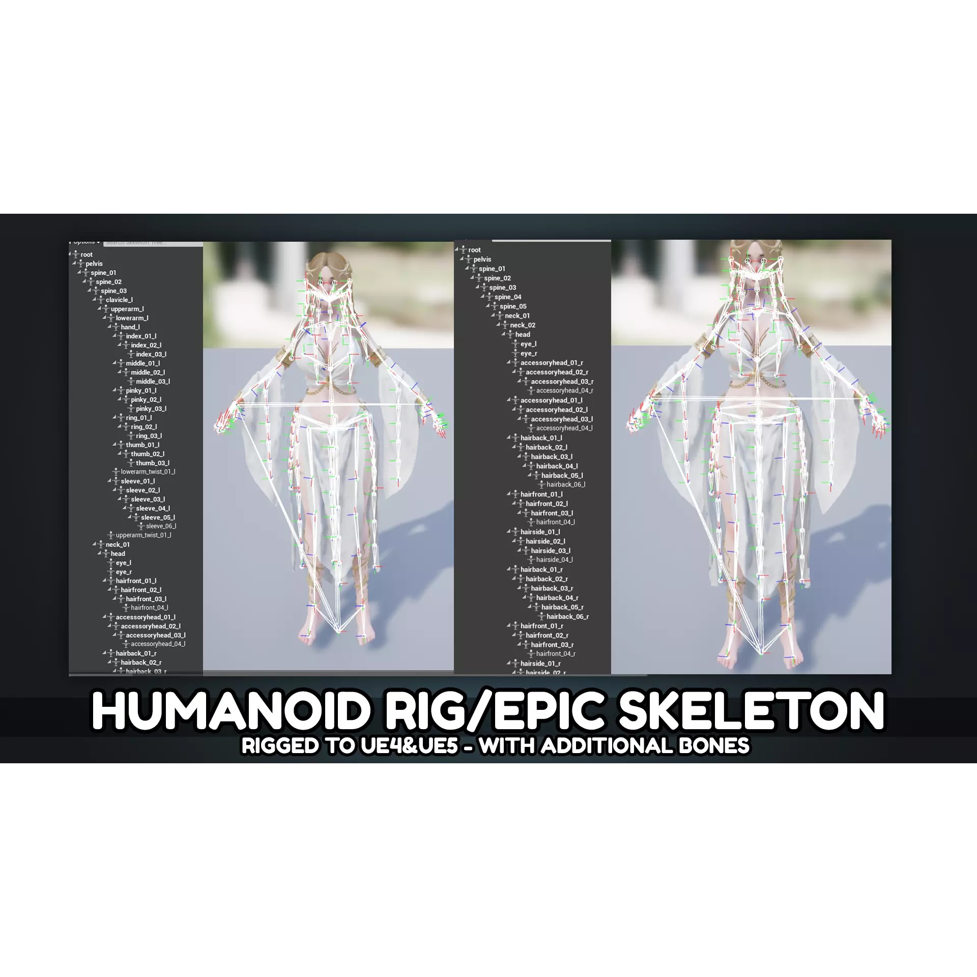 High Priestess - Low-Poly Game-Ready 3D Model - View 8