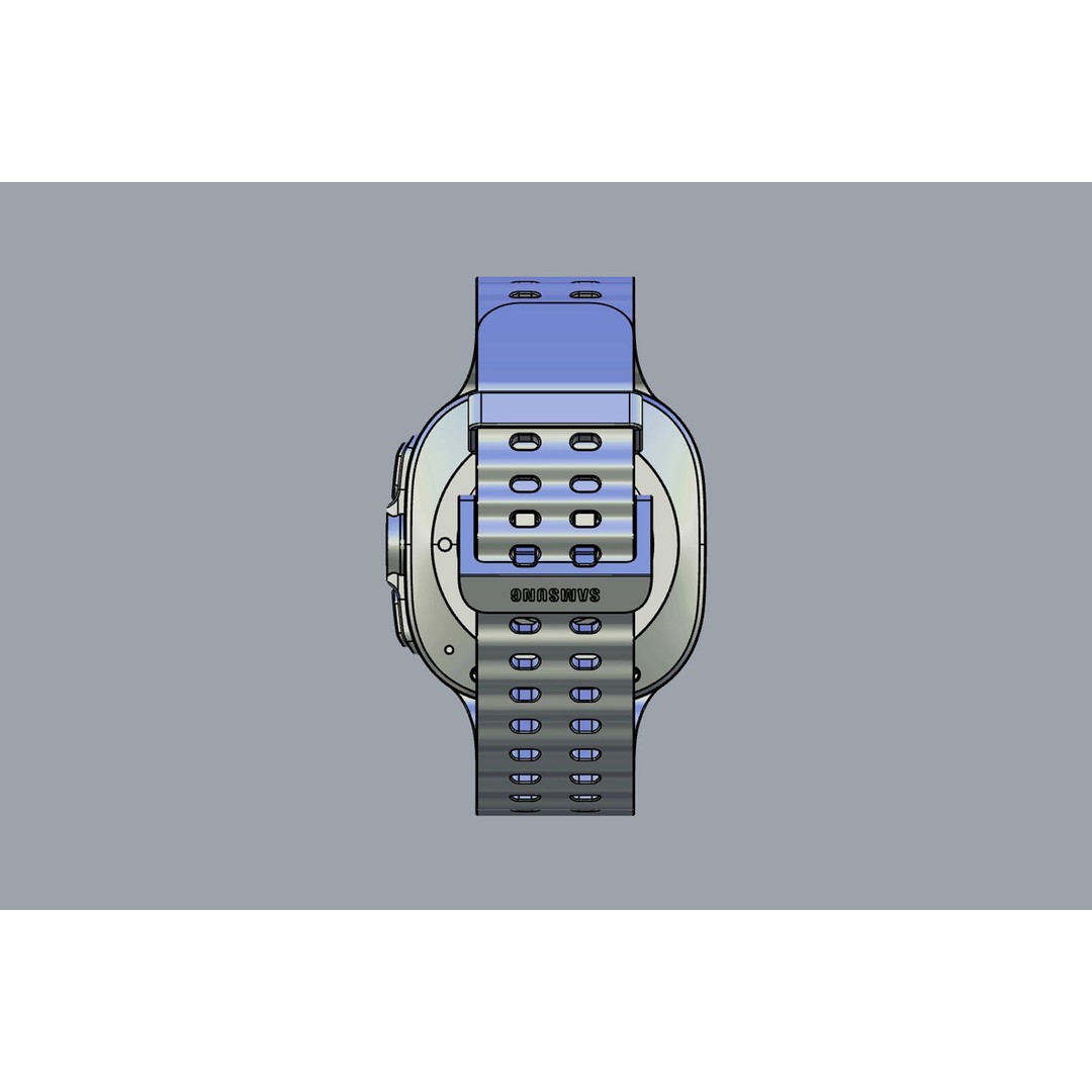 SAMSUNG Galaxy Watch Ultra 3D Model – High-Detail PBR Asset, FBX, OBJ - View 17