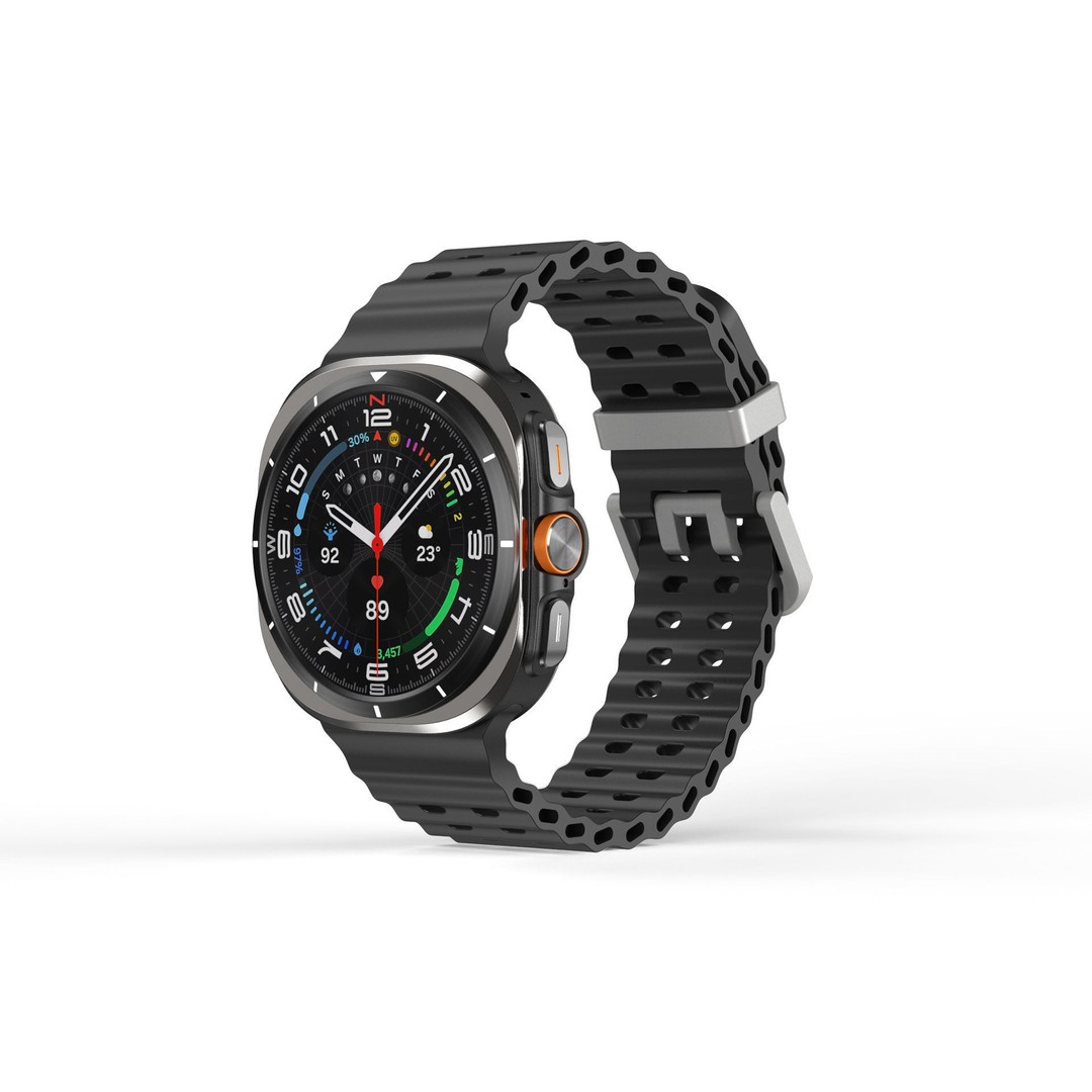 SAMSUNG Galaxy Watch Ultra 3D Model – High-Detail PBR Asset, FBX, OBJ - View 4