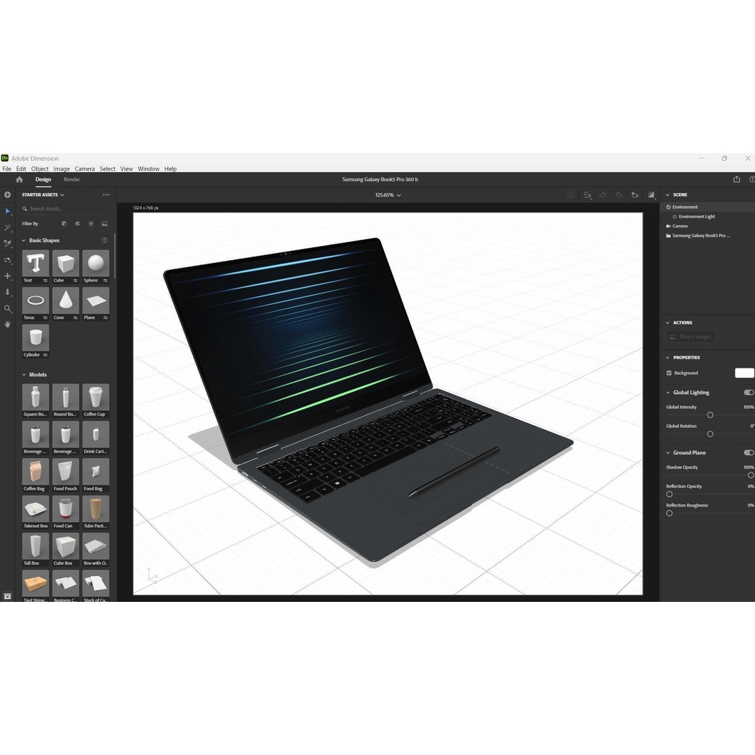 Samsung Galaxy Book5 Pro 360 3D Model – Low Poly Game Asset, FBX, OBJ - View 27