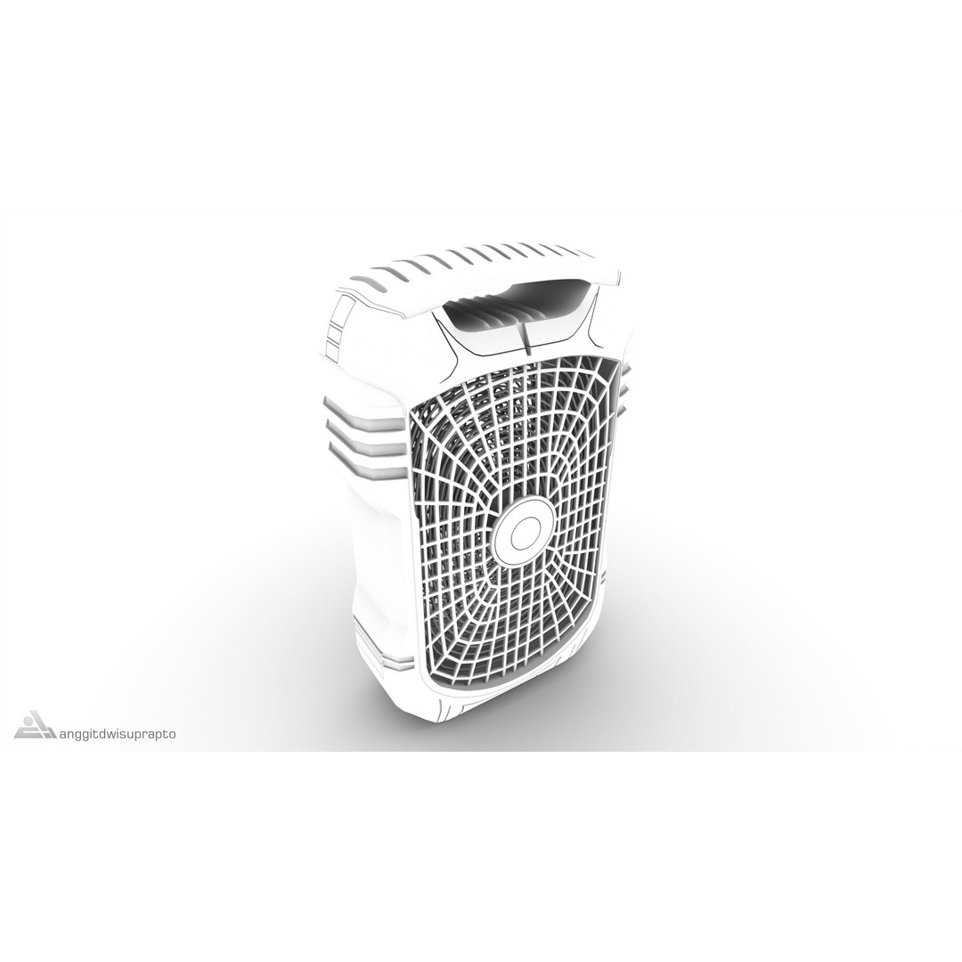 Portable Bug Zapper 3D Model – Realistic Outdoor Electronics, FBX