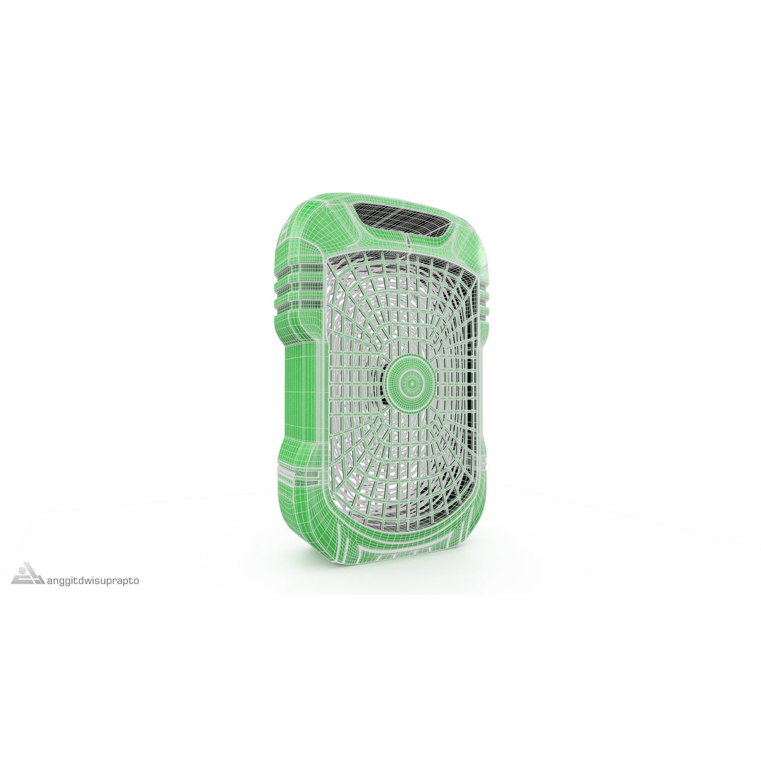 Portable Bug Zapper 3D Model – Realistic Outdoor Electronics, FBX - View 6