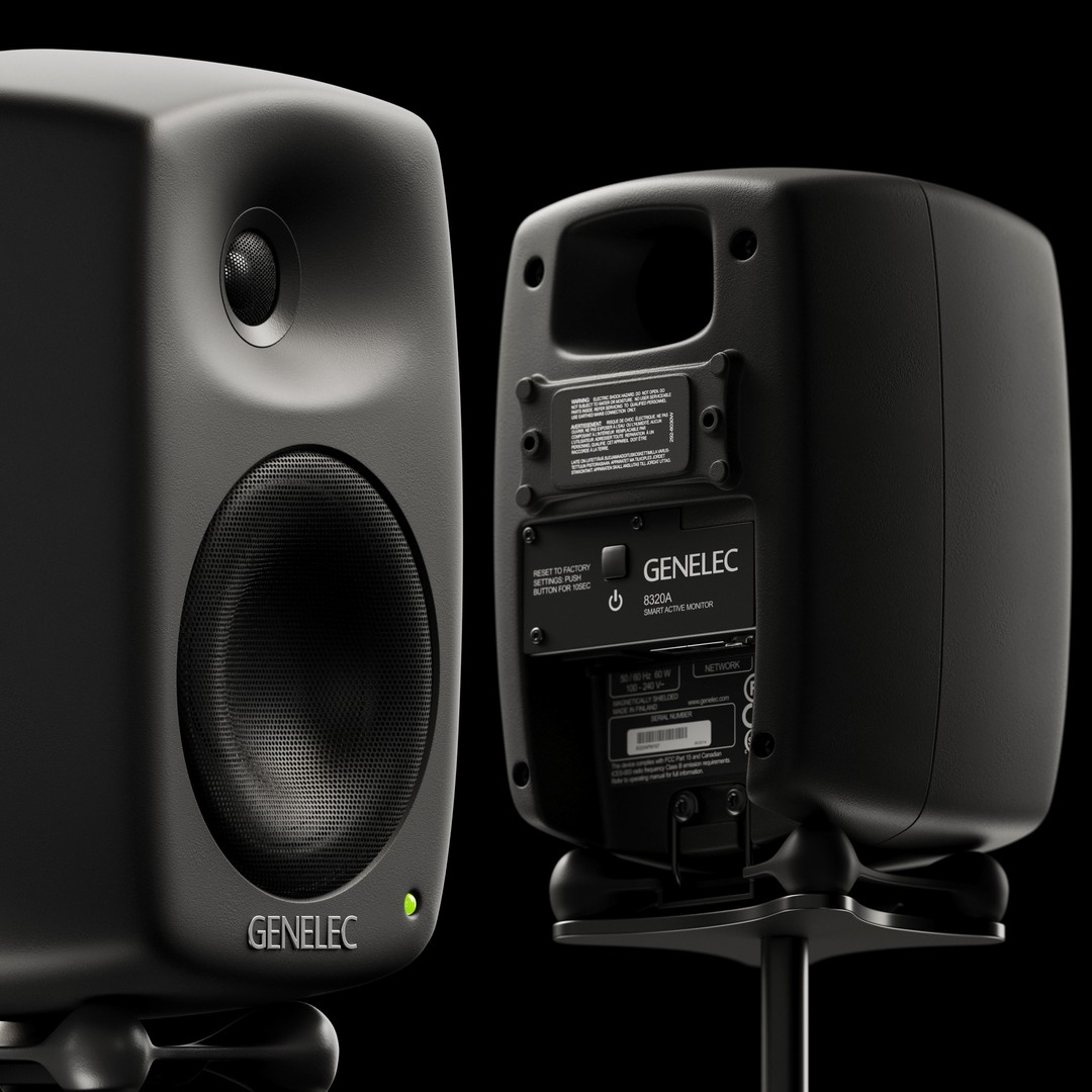 Musical Workspace 3D Model – Detailed Audio Electronics, FBX, OBJ - View 7