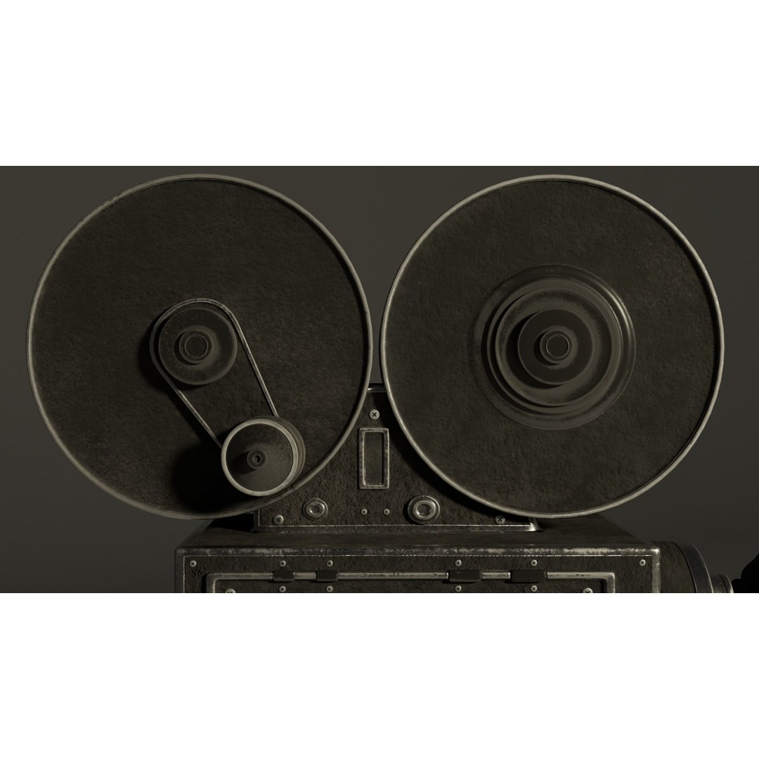 Classic Camera 3D Model – Photorealistic Vintage Design, FBX - View 11