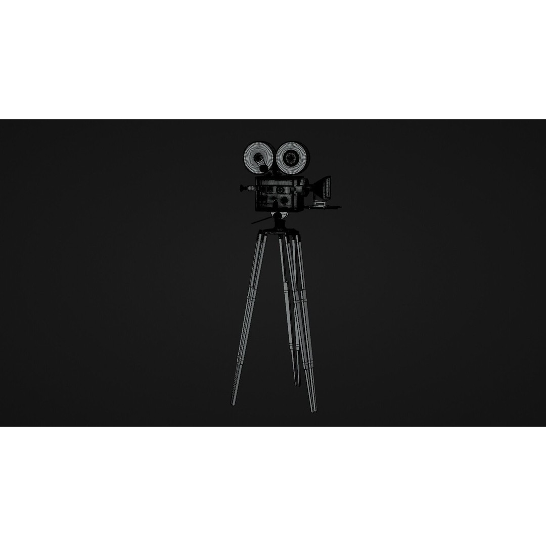Classic Camera 3D Model – Photorealistic Vintage Design, FBX - View 15