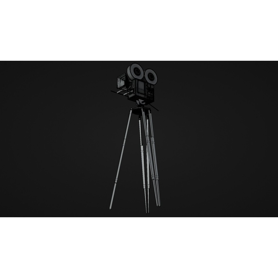 Classic Camera 3D Model – Photorealistic Vintage Design, FBX - View 17