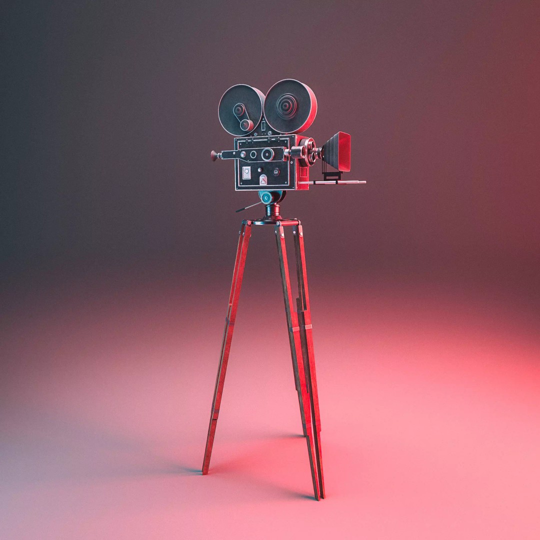 Classic Camera 3D Model – Photorealistic Vintage Design, FBX - View 2