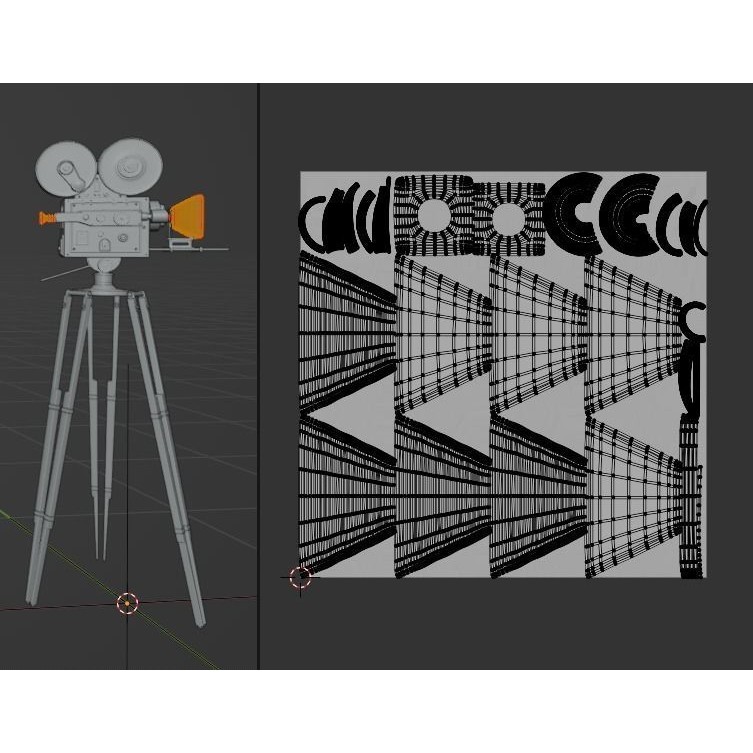 Classic Camera 3D Model – Photorealistic Vintage Design, FBX - View 22