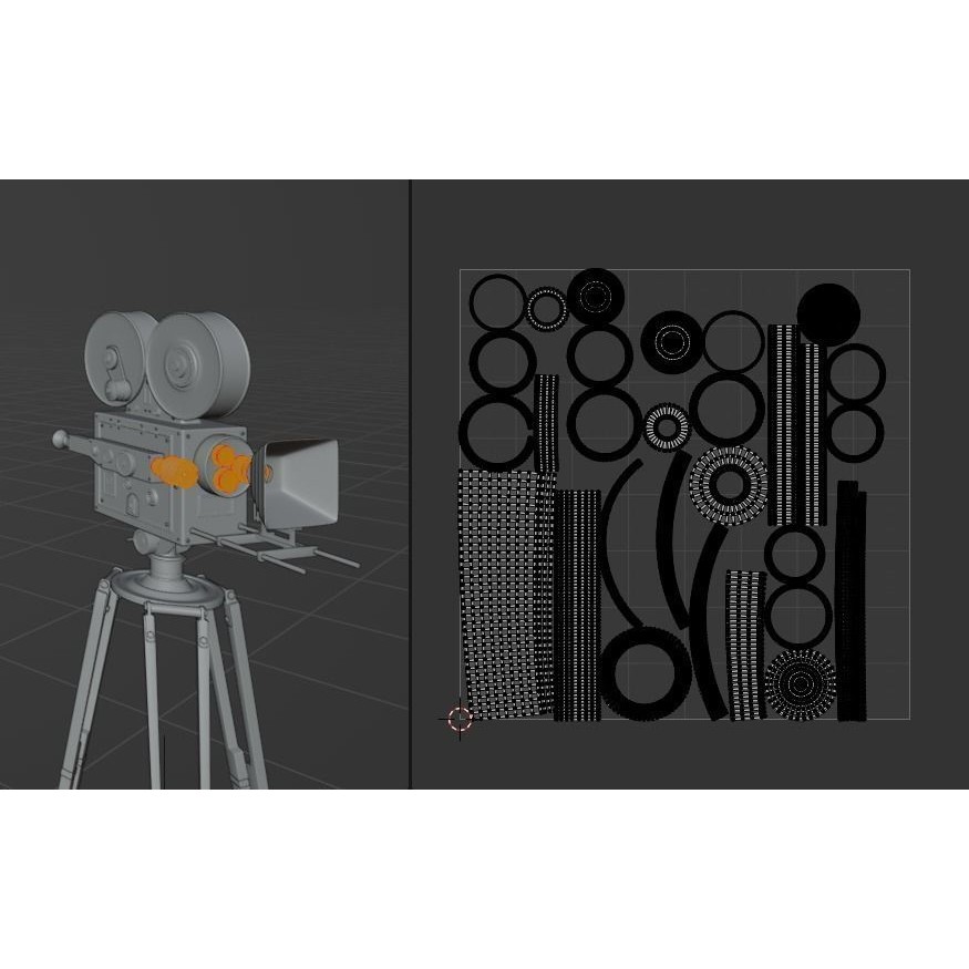 Classic Camera 3D Model – Photorealistic Vintage Design, FBX - View 23