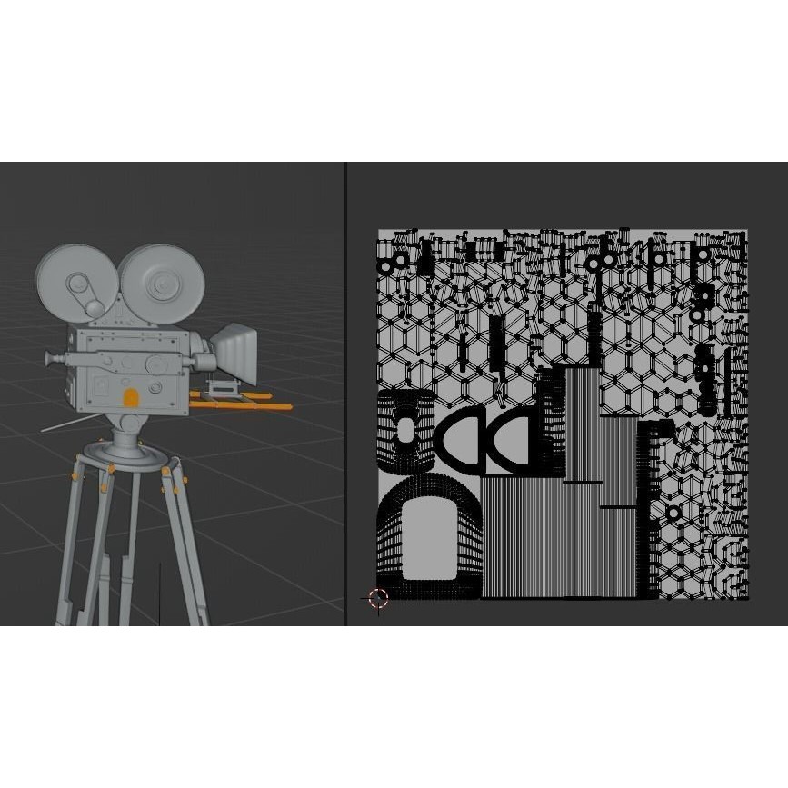 Classic Camera 3D Model – Photorealistic Vintage Design, FBX - View 26
