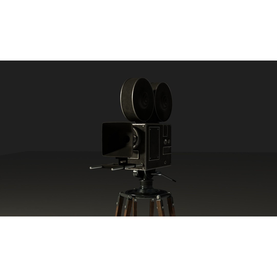 Classic Camera 3D Model – Photorealistic Vintage Design, FBX - View 7